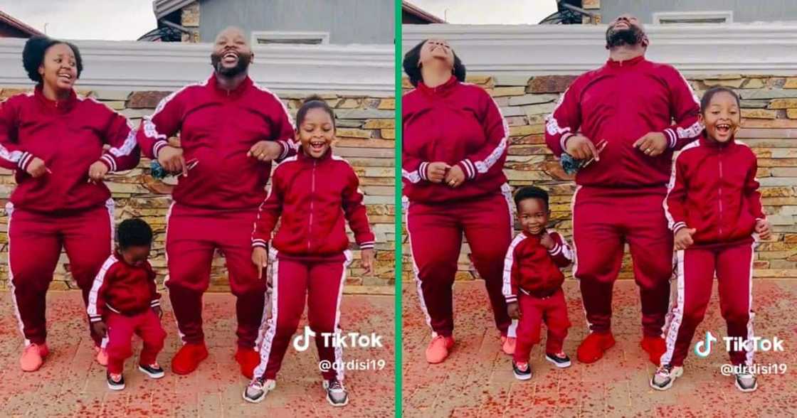 Joburg family performed the Skomota dance challenge