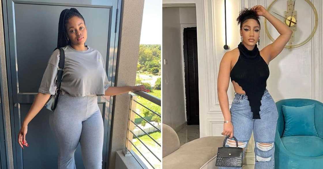 Big Brother Titans housemates Yvonne and Ipeleng Big Brother Titans housemates Yvonne and Ipeleng