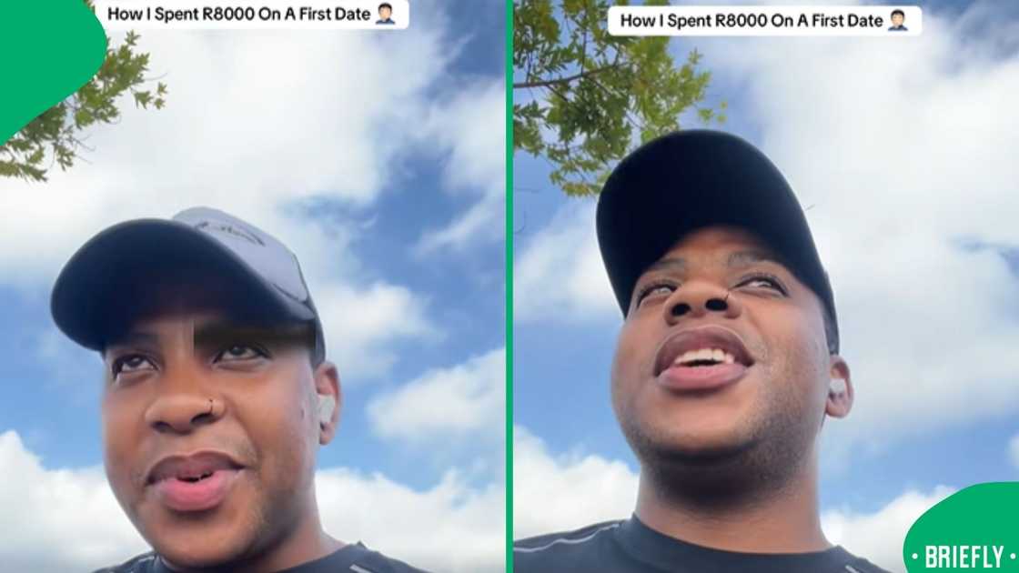 The visual on the right showed that DJ Cheezy paid R8,000 on a first time