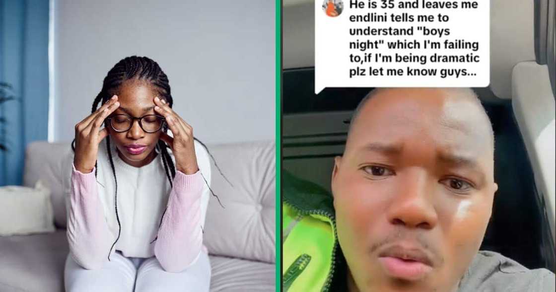 A woman who is stressed out got advice about her relationship A woman who is stressed out got advice about her relationship