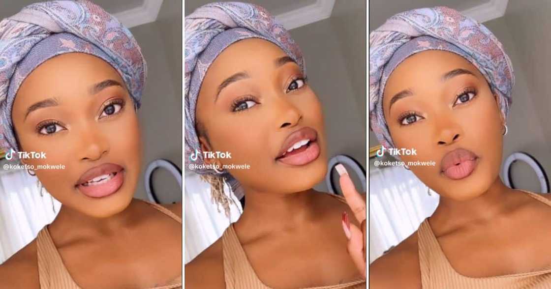 Pretty lady brags about face Pretty lady brags about face
