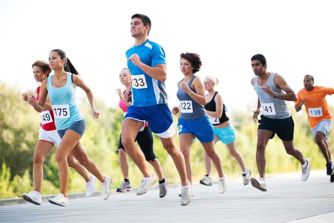 A marathon athlete asked a woman to marry him after his race