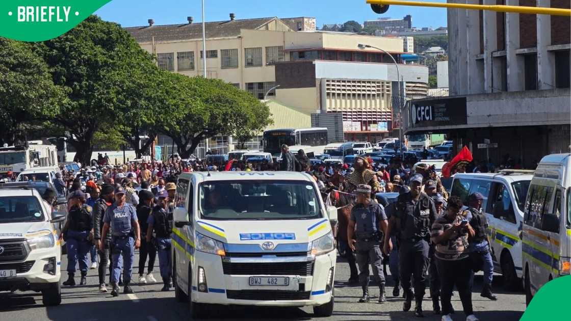 March and March held a protest in Durban March and March held a protest in Durban