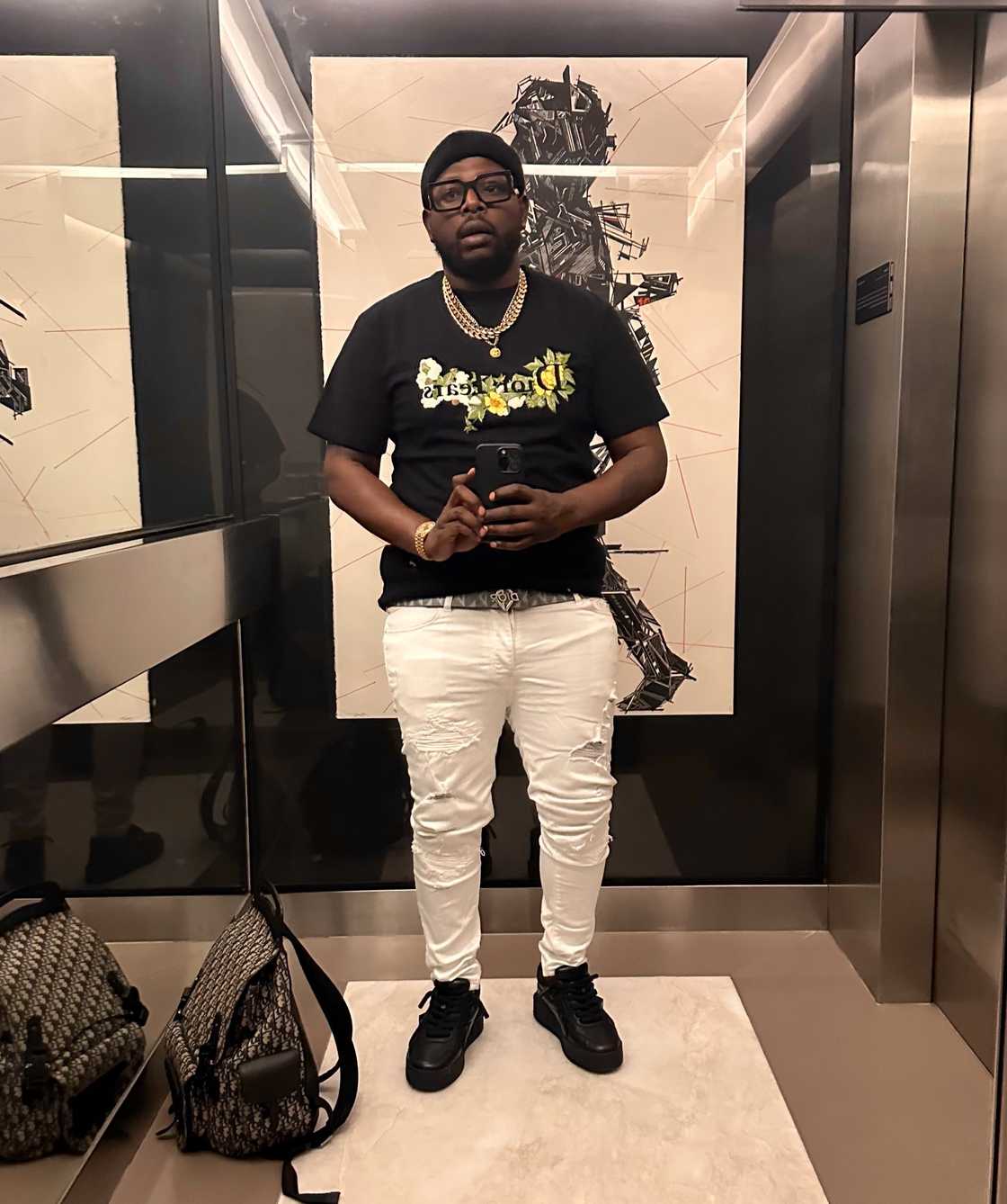 DJ Maphorisa showed off his dance moves