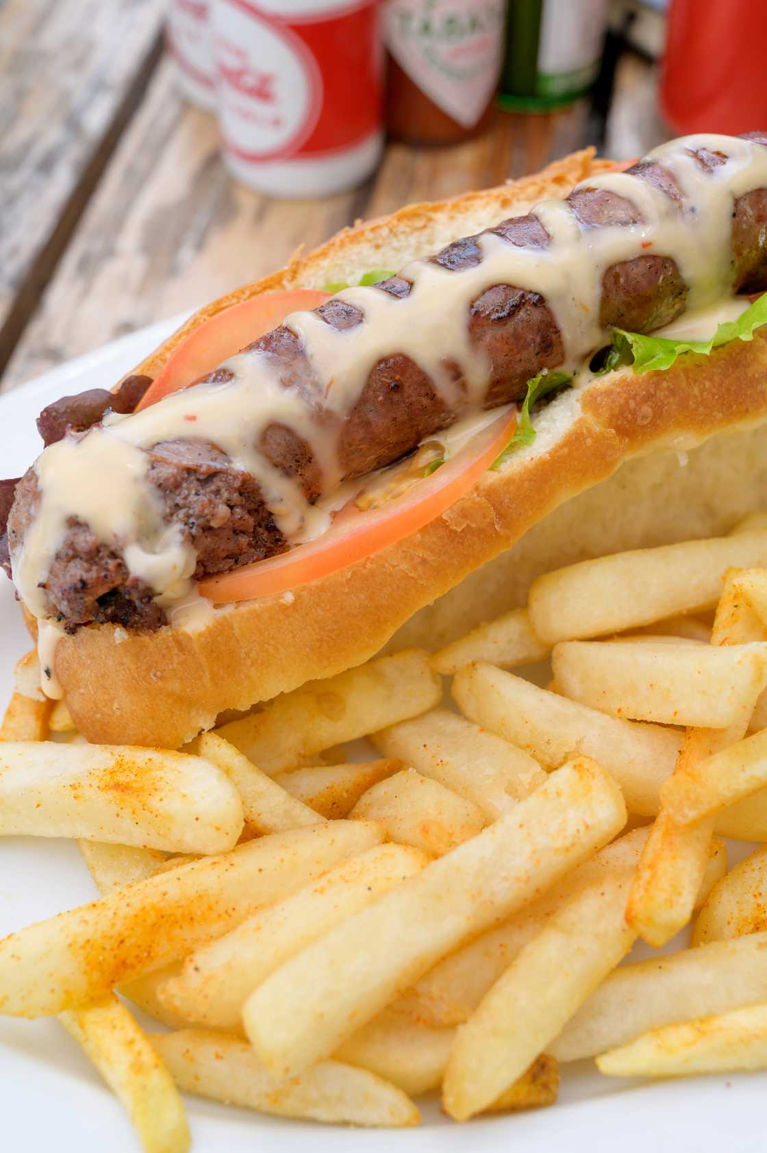 South African hotdogs are typical made with boerewors