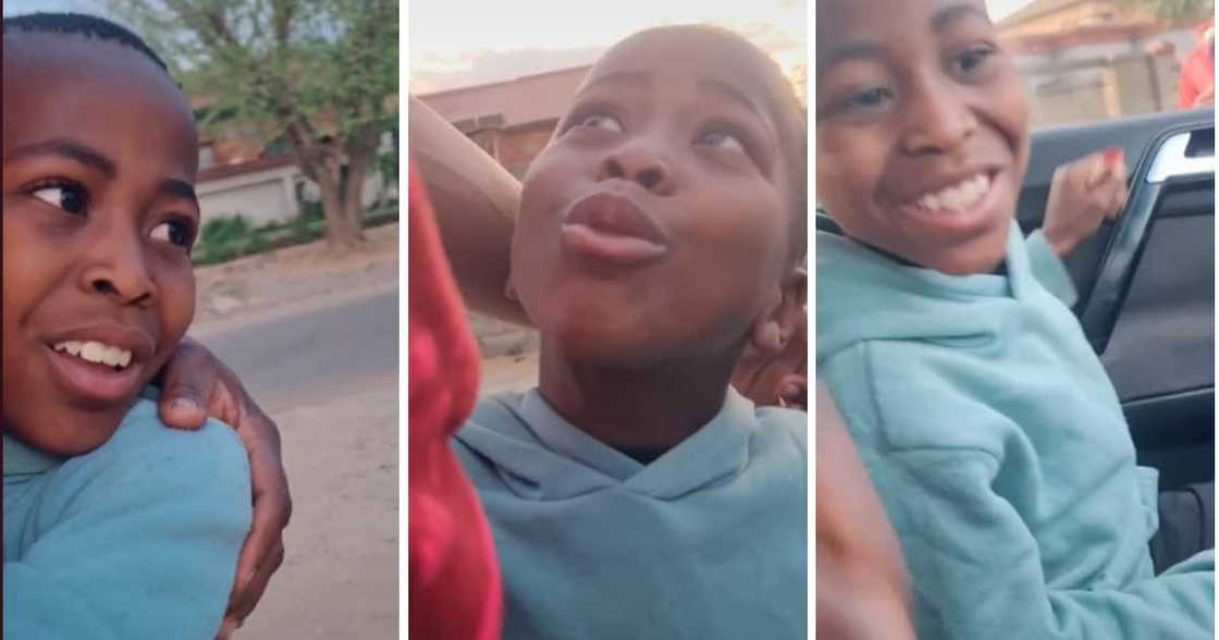 A little boy gave an adorable reaction to his friend returning home A little boy gave an adorable reaction to his friend returning home