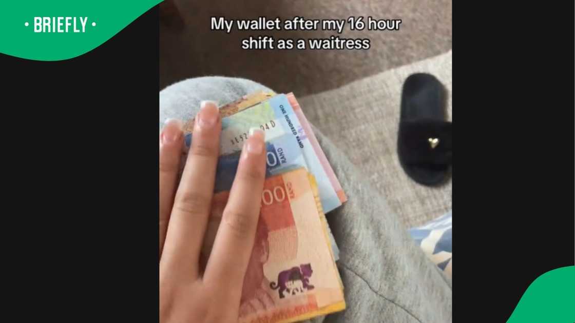A video on TikTok sparked debate after a woman shared how much she earned in tips.