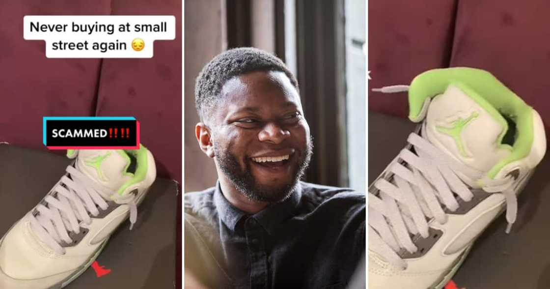 TikTok user @sedi_ftb shared a hilarious video of the lit shoes playing music TikTok user @sedi_ftb shared a hilarious video of the lit shoes playing music