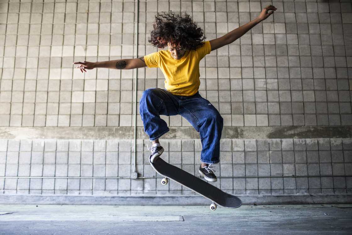 Skateboarding requires practice and skill Skateboarding requires practice and skill