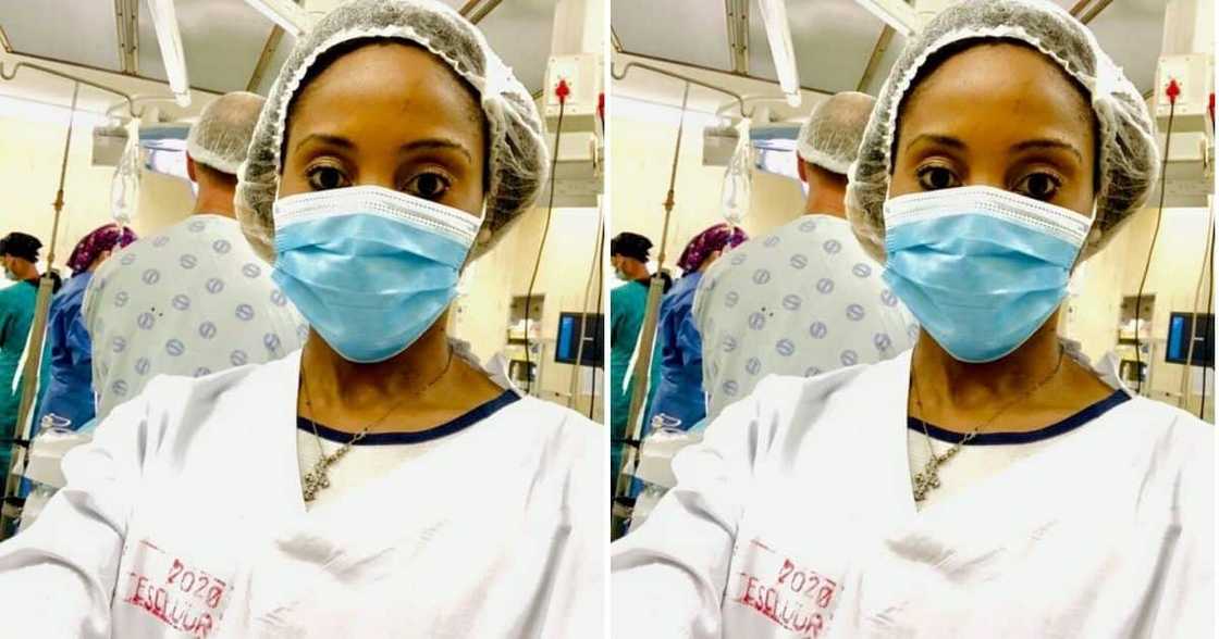 Mzansi's social media users are inspired by a new medical graduate, Dr. Caroline Pule. Image: Facebook Mzansi's social media users are inspired by a new medical graduate, Dr. Caroline Pule. Image: Facebook