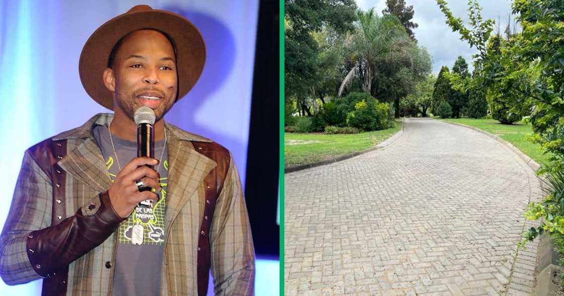 Sizwe Dhlomo shows off Joburg property