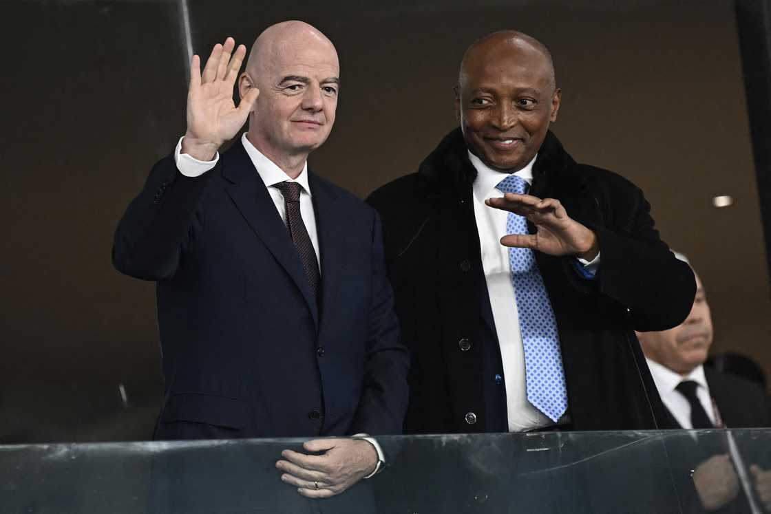 Patrice Motsepe, Gianni Infantino, FIFA, CAF Patrice Motsepe, Gianni Infantino, FIFA, CAF