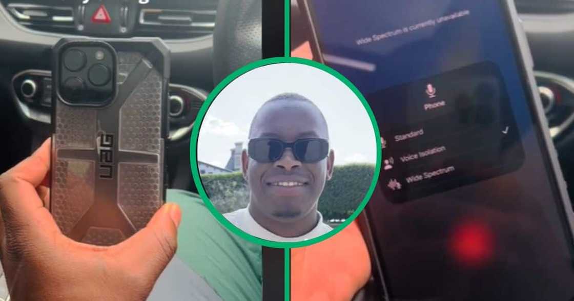 TikTok video of iPhone feature to hide being in noisy place TikTok video of iPhone feature to hide being in noisy place