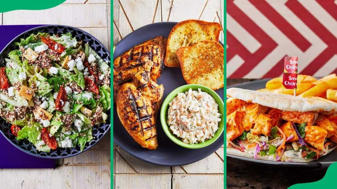 Various Nando's meals served tantalisingly Various Nando's meals served tantalisingly