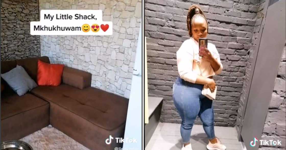 Woman shows off transformed shack Woman shows off transformed shack