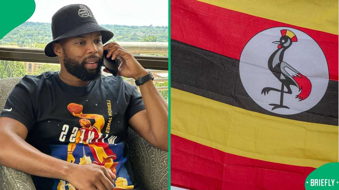 Sizwe Dhlomo dragged a Ugandan X user
