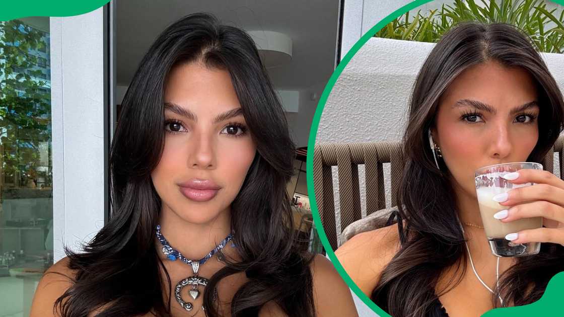 Silvana Mojica having a good time Silvana Mojica having a good time