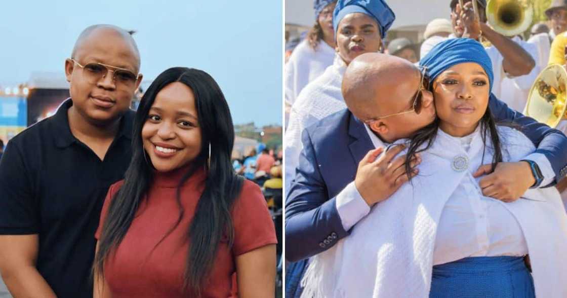 Karabo Ntshweng's white wedding