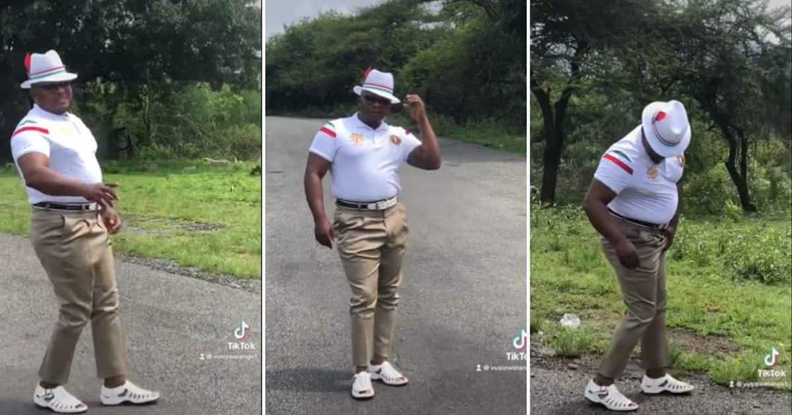 Man shows off bhinca inspired outfit Man shows off bhinca inspired outfit