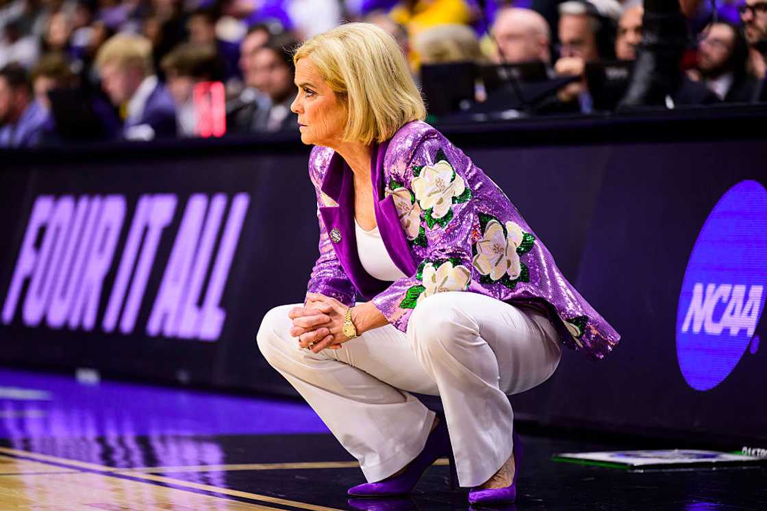 Head coach Kim Mulkey of the LSU Tigers Head coach Kim Mulkey of the LSU Tigers