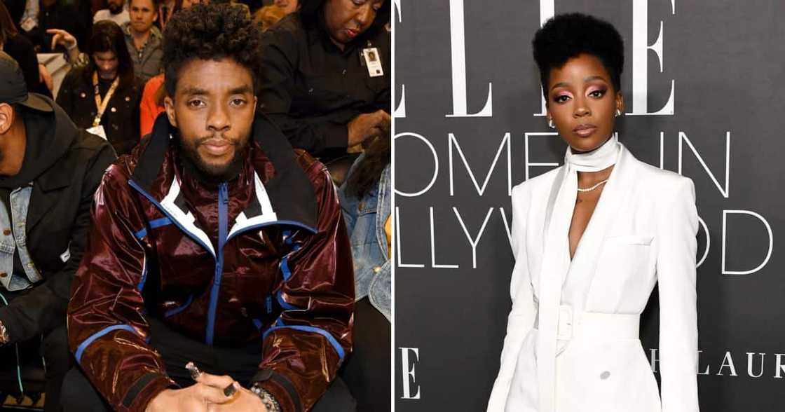 Chadwick Boseman and Thuso Mbedu Chadwick Boseman and Thuso Mbedu
