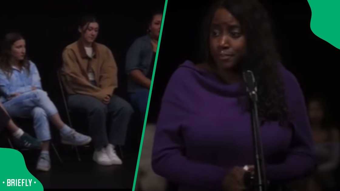 Woman breaks down as she tells life long secret Woman breaks down as she tells life long secret