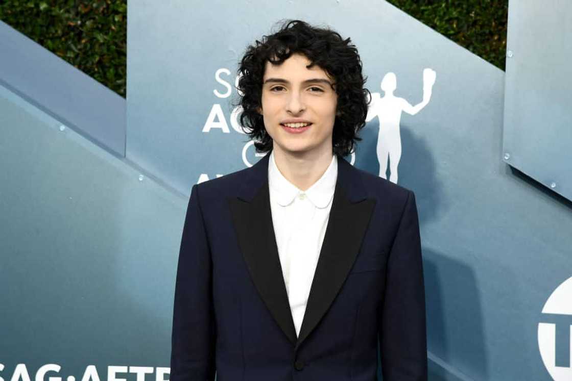 Finn Wolfhard at The Shrine Auditorium in Los Angeles, California. Finn Wolfhard at The Shrine Auditorium in Los Angeles, California.