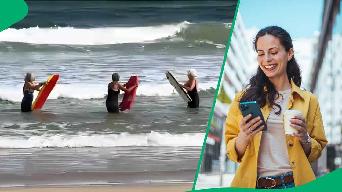 Three older women surfing made the internet smile.