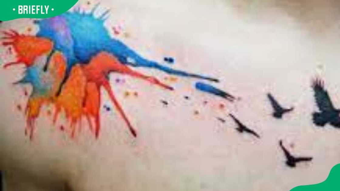 shoulder-to-chest tattoo shoulder-to-chest tattoo