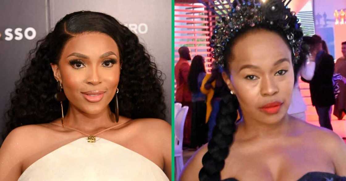 Linda Mtoba and Sindi Dlathu attended 'Queendom' launch.