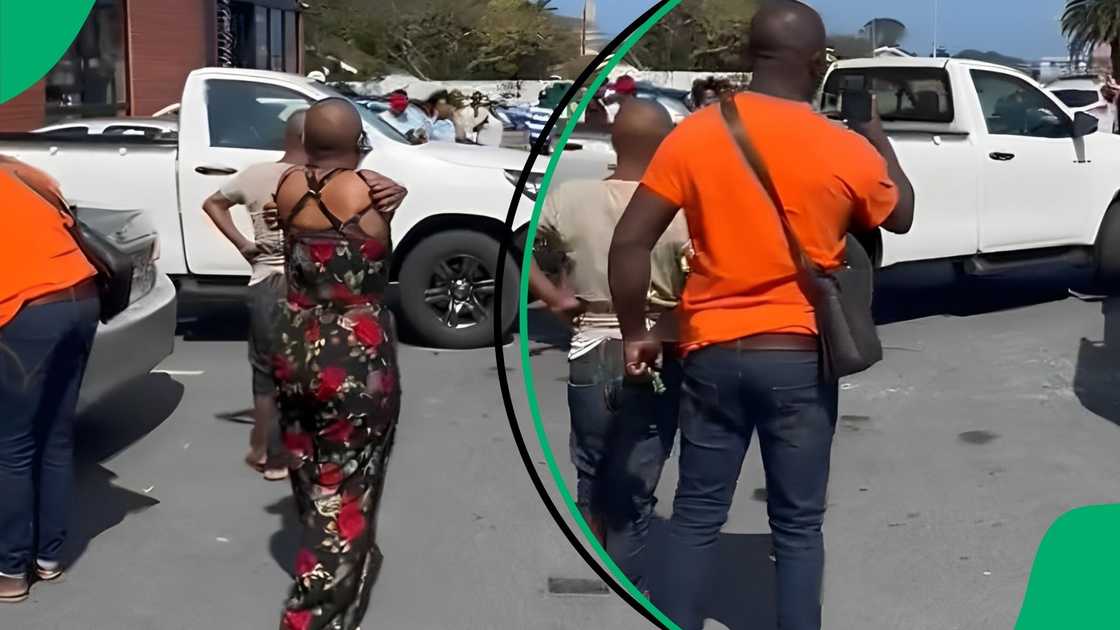 Alleged racial incident results in Hilux driver driving into H1 van Alleged racial incident results in Hilux driver driving into H1 van