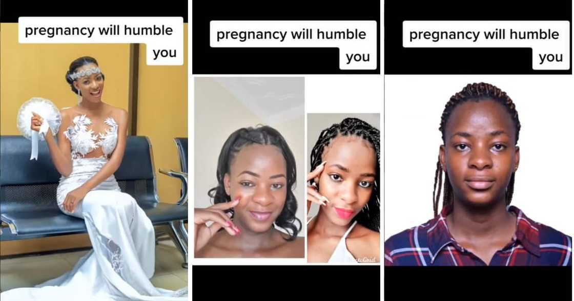 A woman shared pics of her humbling pregnancy A woman shared pics of her humbling pregnancy