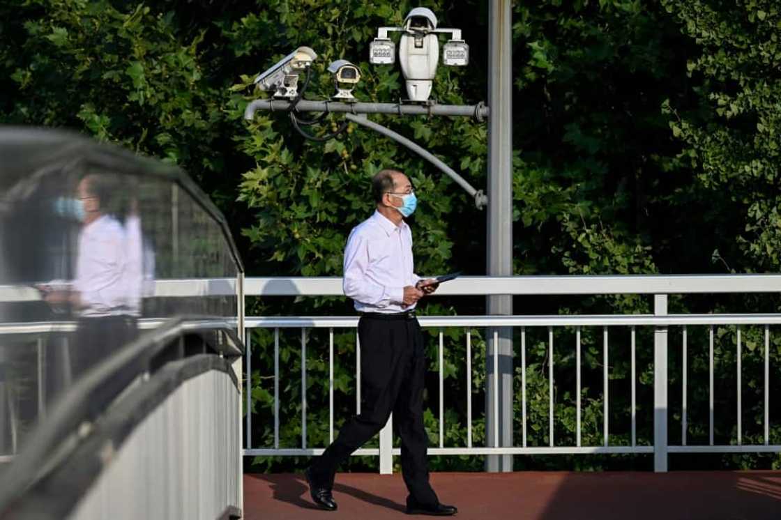 Research firm Comparitech estimates the average Chinese city has more than 370 security cameras per 1,000 people -- making them the most surveilled places in the world Research firm Comparitech estimates the average Chinese city has more than 370 security cameras per 1,000 people -- making them the most surveilled places in the world