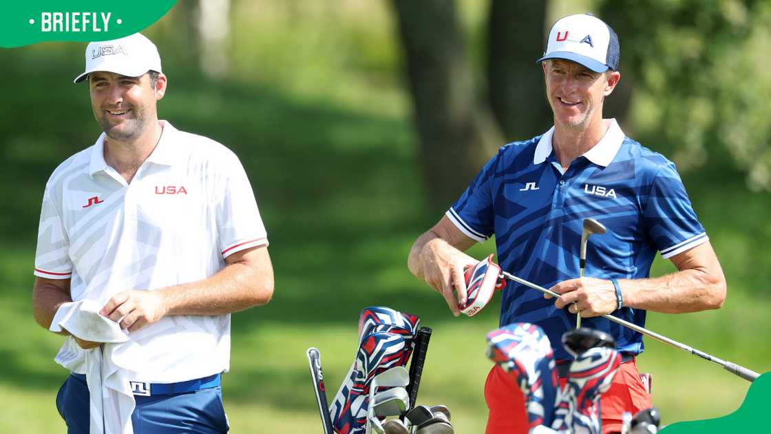 Scottie Scheffler and Ted Scott in Paris Scottie Scheffler and Ted Scott in Paris