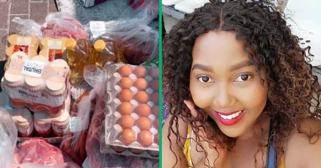 Stokvel took a unique approach and included alcohol in their grocery Stokvel took a unique approach and included alcohol in their grocery