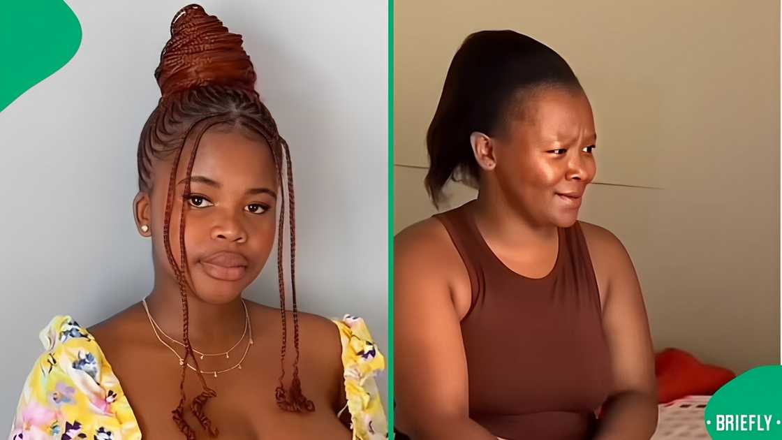 A lady showcased how she surprised her friend with a portrait of her late mother. A lady showcased how she surprised her friend with a portrait of her late mother.