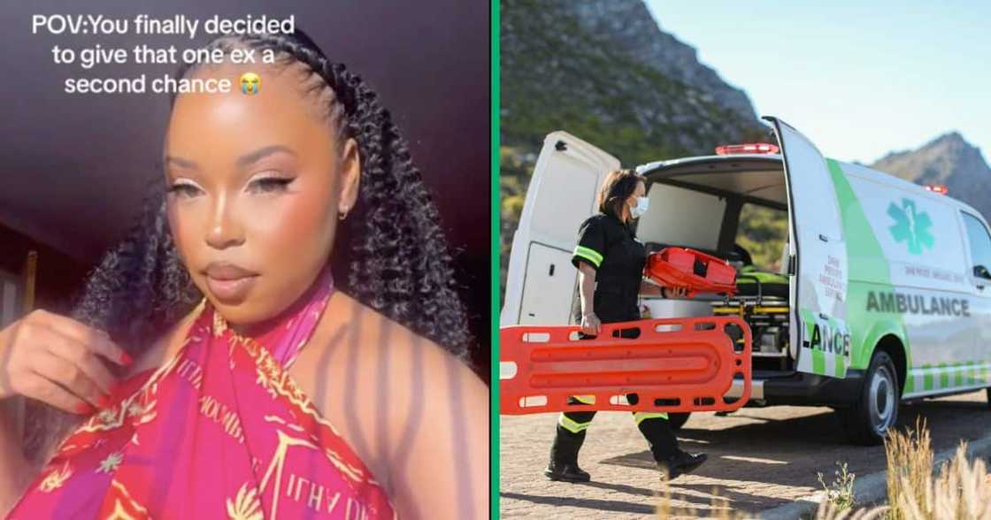 A Johannesburg woman landed in an ambulance because of taking her ex back A Johannesburg woman landed in an ambulance because of taking her ex back