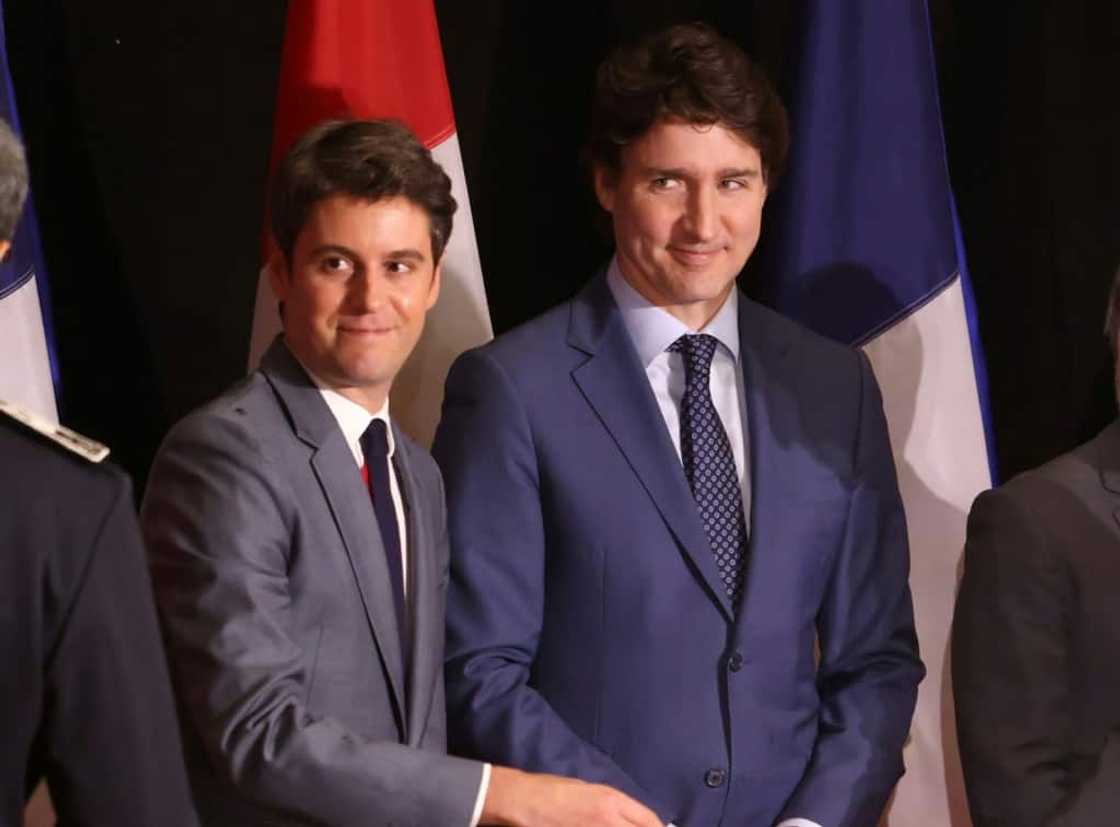 Canadian Prime Minister Justin Trudeau (R) and French Prime Minister Gabriel Attal backed the trade pact between Canada and the European Union Canadian Prime Minister Justin Trudeau (R) and French Prime Minister Gabriel Attal backed the trade pact between Canada and the European Union