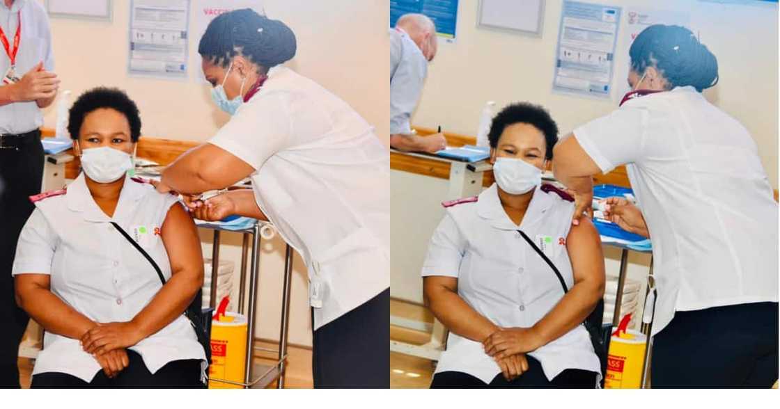 Nurse Zoliswa Gigi-Dyosi, first SA citizen to receive Covid jab Nurse Zoliswa Gigi-Dyosi, first SA citizen to receive Covid jab