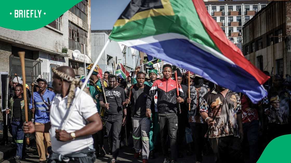 Protesters reportedly looted and vandalised homes and private property in Germiston, Ekurhuleni