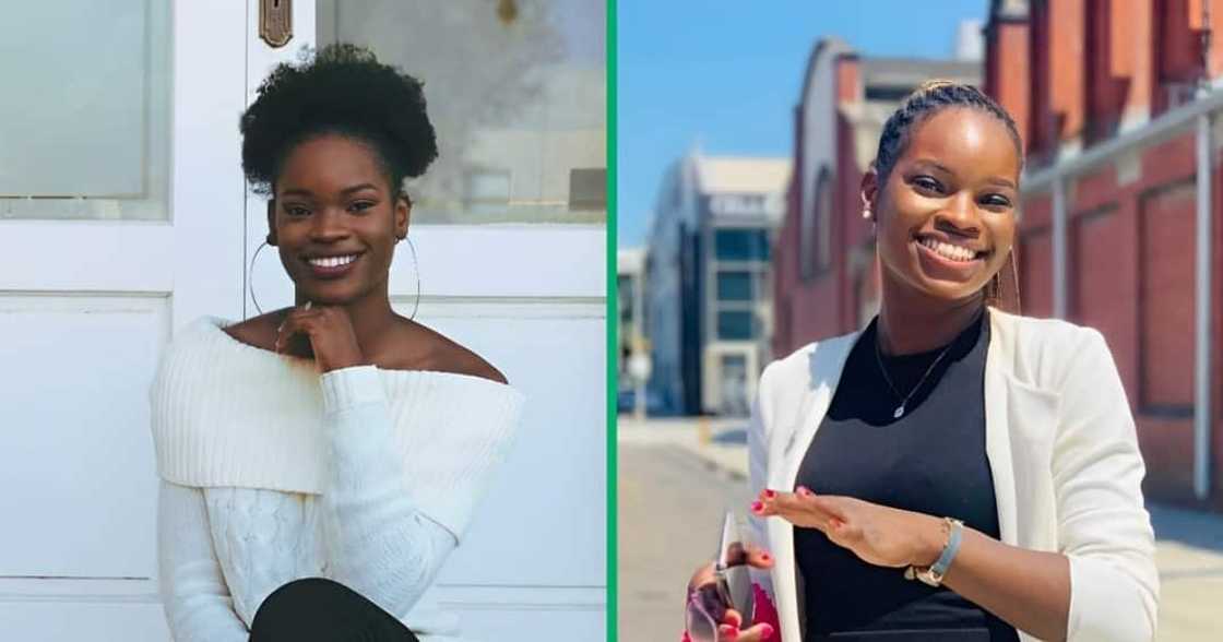 A young entrepreneur unveiled her skincare routine. A young entrepreneur unveiled her skincare routine.