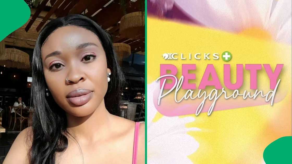 A young woman showed off all her goodies from Clicks Beauty Playground in a TikTok video.