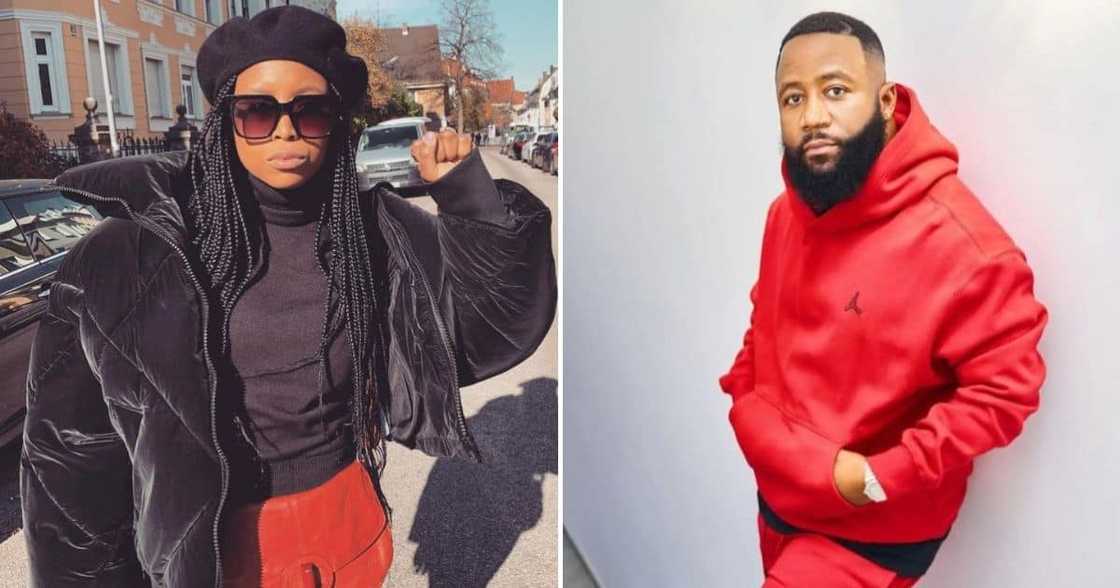 Denise Zimba and Cassper Nyovest are worried about South Africa's state. Denise Zimba and Cassper Nyovest are worried about South Africa's state.