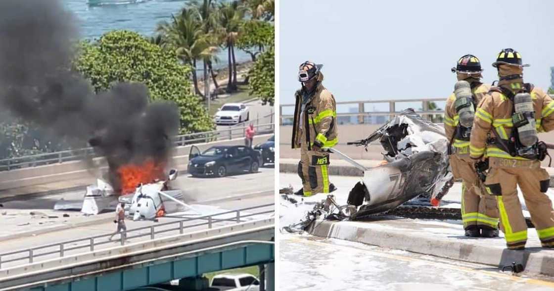 SUV, crash, plane, Miami, Florida SUV, crash, plane, Miami, Florida