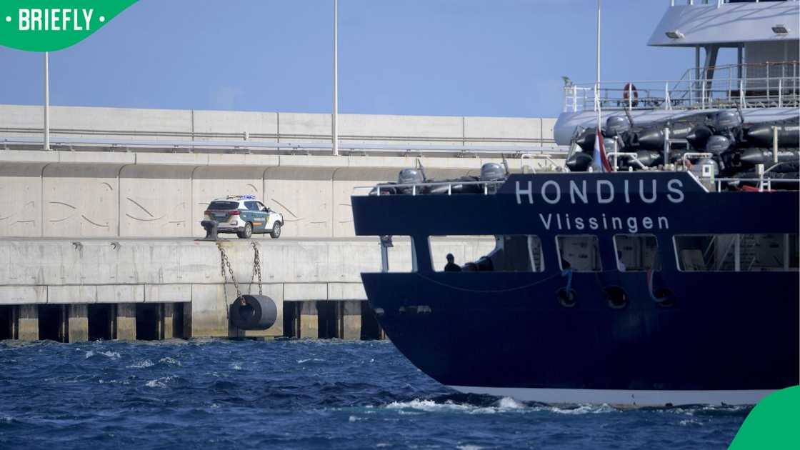 The hantavirus-stricken cruise ship MV Hondius