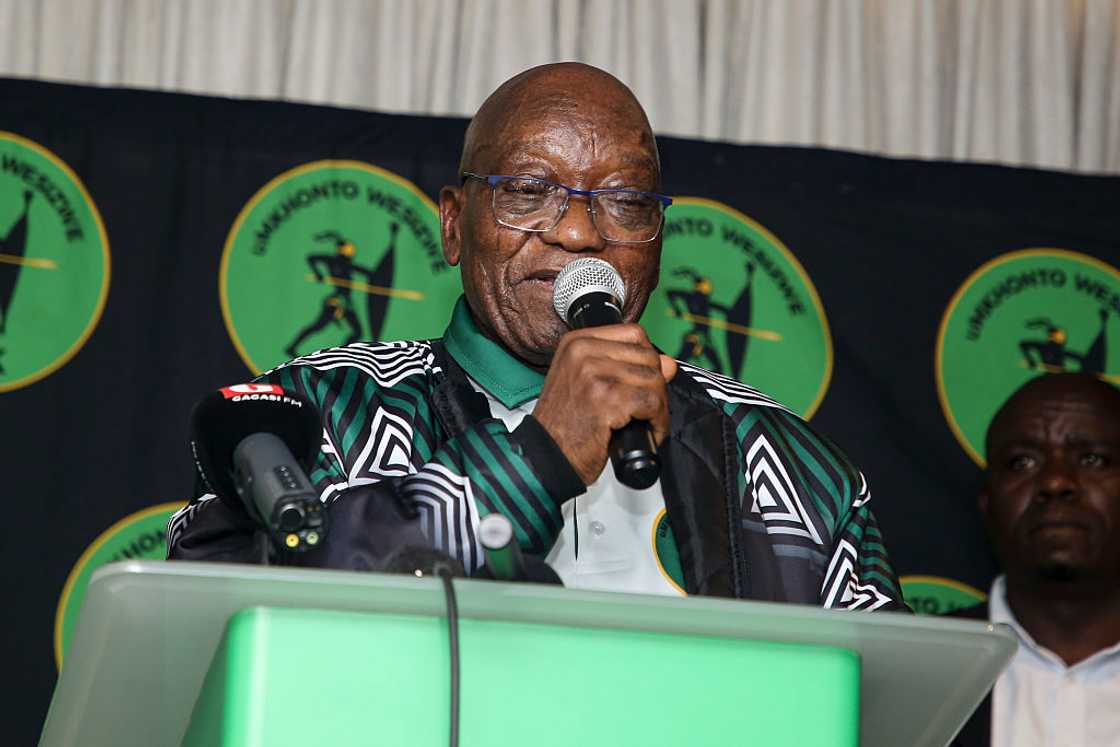 Jacob Zuma was criticised for his comments about MK Party members Jacob Zuma was criticised for his comments about MK Party members