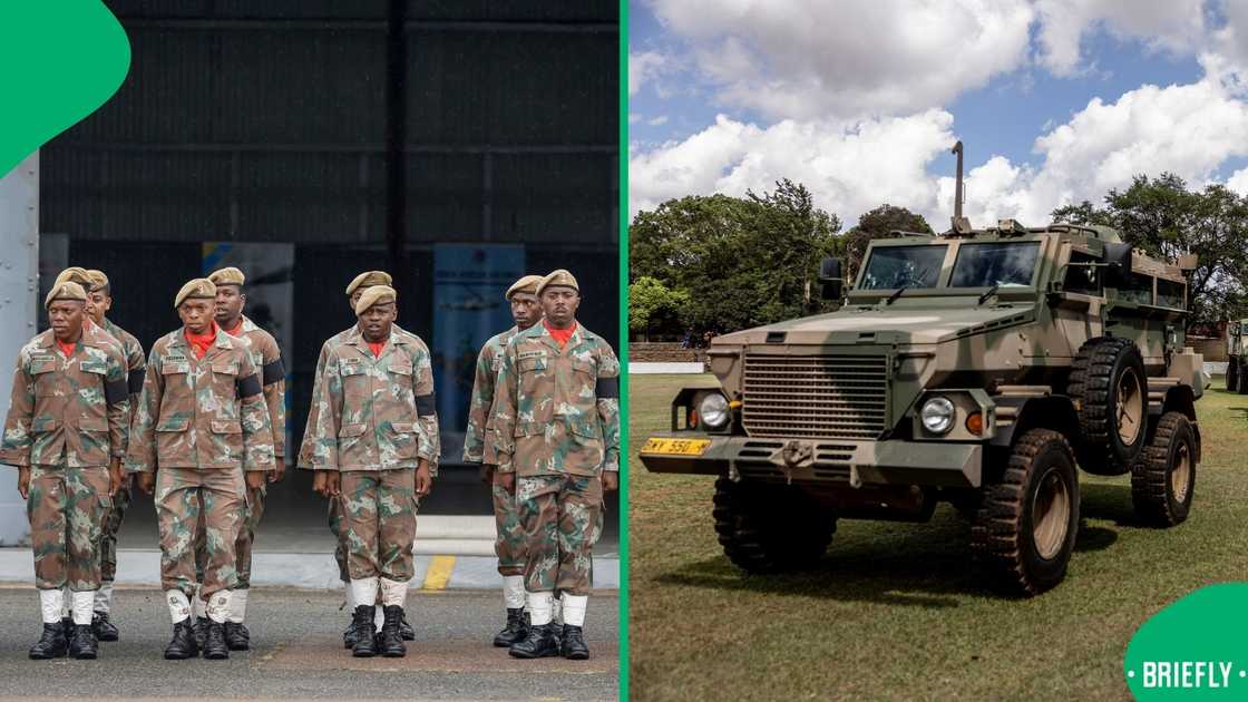 Injured South African soldiers returned home Injured South African soldiers returned home