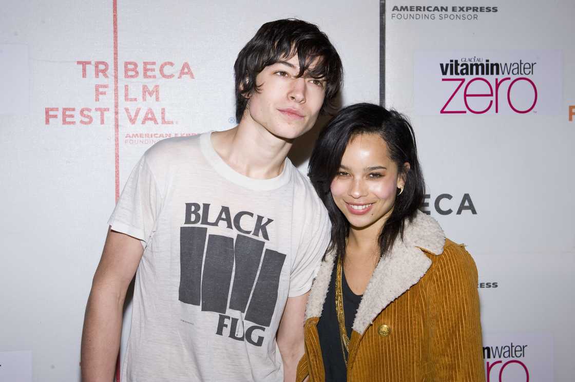 Ezra Miller and Zoë Kravitz in New York City Ezra Miller and Zoë Kravitz in New York City