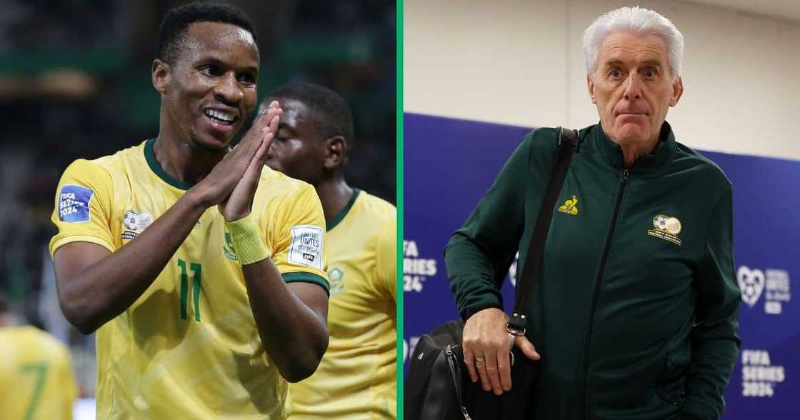 Bafana coach Hugo Broos will stay on as national team coach.