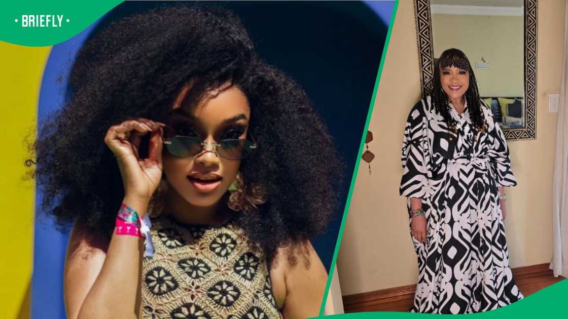 Dineo Moeketsi defended her mother.